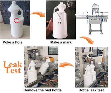 plastic bottle leak test